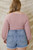 KanCan Doe Ultra High Rise Distressed Plus Shorts