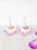 It's Fun Time Purple Earrings