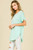Mint Oversize Vneck Tunic
