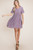 Violet Swiss Dot Babydoll Dress