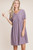 Violet Swiss Dot Babydoll Dress