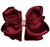 7.5" Burgundy Rhinestone Hairbow