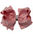 7.5" Rose Pink Rhinestone Hairbow