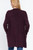 Merlot Ribbed Sweater Cardigan