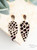 Drop of Perfection Dalmatian Earrings