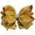 7.5" Gold Rhinestone Hairbow