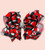 7.5" Plaid Love Rhinestone Hairbow