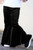 Girls' Black Velvet Bell Bottoms