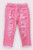 Girls' Pink Distressed Skinny Jeans