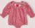 Infant Girls' Red Gingham Hearts Romper