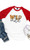 Girls' Wild Child Red & White Raglan Tee
