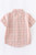 Boys' Beige Plaid Button-down Shirt