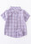 Boys' Blue Plaid Button-down Shirt