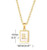 Shell Gold Initial Necklace