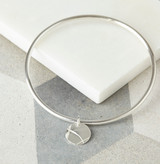 Bangle with Reflections Charm