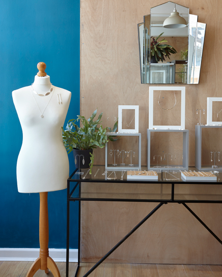 manikin and mirror