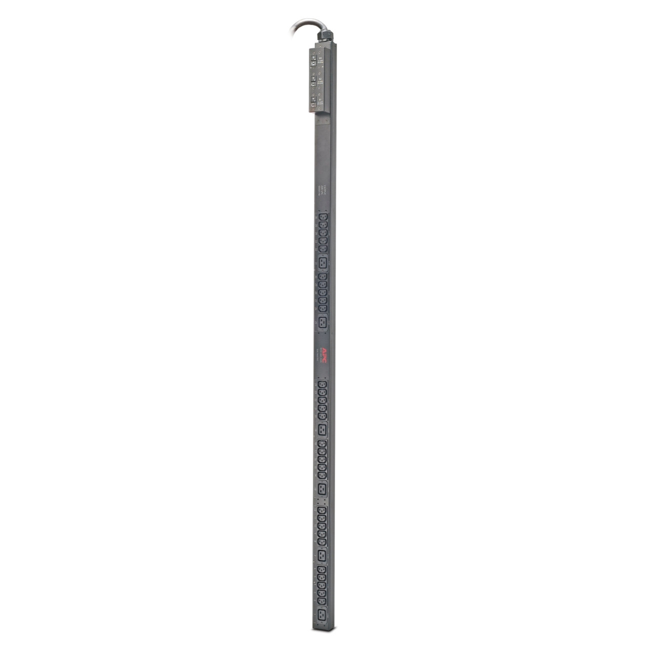 AP7598 Rack PDU, Basic, Zero U, 12.5kW, 208V, (30)C13, (6)C19; 10' Cord
