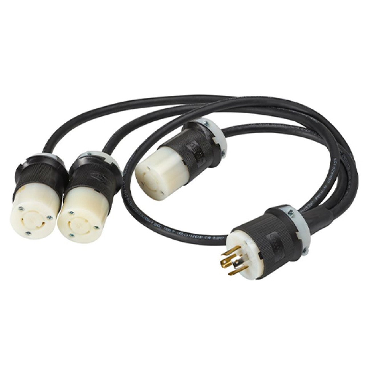 Nema l21 - 20p to 3 X l6 - 20r 3ウェイスプリッタコード - 10足、20 A、120 / 208 V、12 AWG - Ironボックス# ibx-2116 並行輸入品 : NEMA L21-20P to 3X L6-20R 3-Way Splitter Cord - 10