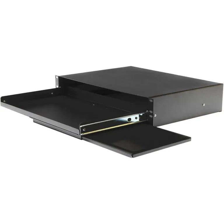 34-105040-GRU1K 2U Flush Mount Keyboard Shelf with Mousepad