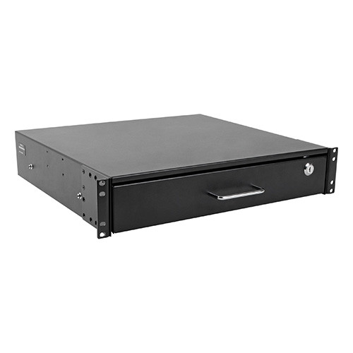 Single Rack Accessory Drawer Tripp Lite SRDRAWER Locking Rack-Mount Storage Drawers, 2U or 4U