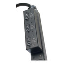 Close up of the breakers of the APC AP7568 basic Rack PDU