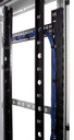 Vertical Lacing Bar Kit for 24U E Enclosures - Incl (1) vert. and 2 horiz. lacing bars, and (6), cinch straps
