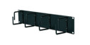 2U Patch Cord Organizer Black