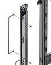 RS 11U Cable Management Bar - Power Cord / PDU Manager