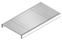 Runway Tray for 15"W Universal Cable Ladders; Glacier White