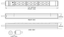 Basic Rack PDU, 9 Outlets, 15A