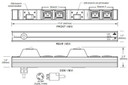 Basic Rack PDU, 4 Outlets