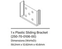 PX PDU Zero-U Enclosure Bracket, 59mm