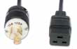 L5-15P to C19 Power Adapter Cord, 8ft