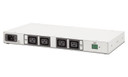 PDU Metered Horizontal 1U 110V, 4 IEC C19 Outlets, NEMA L5-30P in-feed, 30A