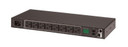 In Rack CW Switched PDU 8 NEMA 5-20R, multiple in-feed plug, 110V, 20A, Horizontal 1U