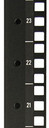 Pair of M6 Mounting Rails (M6) cage nuts 60"H