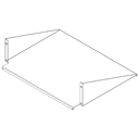 Great Lakes 1984ST15 Single-Sided Relay Rack Shelf, 15"D