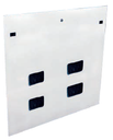 Side Panels w/ Cable Pass-thru for 48U, 1000mm deep RS Racks - White