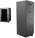 CUBE-iT Plus Swing-out Cabinet (33U, 18"D, Black) Plexiglass Door