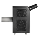 Tripp Lite series Portable AC Unit for Server Rooms - 24,000 BTU (7 kW), 208/240V, R32 Refrigerant, Black