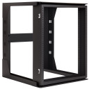 34-103000: 12U Hinged Wall Mount Open Frame Rack