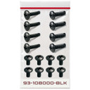 Mounting hardware Included with the 34-102101-GRU1K 1U 4-Post Adjustable Rack Rails