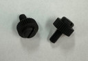 Black threaded Hole Rivet - 10/32 threaded thumb screw