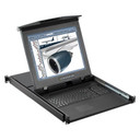 17" LCD (1280 x 1024) 1U dual slides LCD Console Drawer