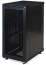 27U LINIER Server Rack Depth: 27.5", Usable Depth: 24", Width: 24" Front Door - Convex Mesh