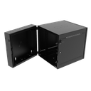 Secure Wallmount Rack with Integrated Cable Management