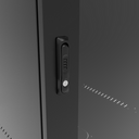Secure Wallmount Rack with Integrated Cable Management