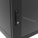 Secure Wallmount Rack with Integrated Cable Management