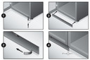AisleLok Magnetic Under Rack Panels - 10 ea