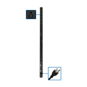 Detail of the PDU15-48 showing the Inlet and outlet styles Detail of the PDU15-48 showing the Inlet and outlet styles